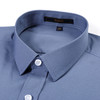 【弹力好穿】罗蒙夏季纯色短袖衬衫男士商务休闲正装通勤上班工装衬衣男上衣 商品缩略图5