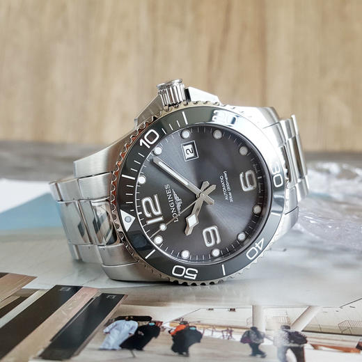 【95新】LONGINES 浪琴康卡斯系列L3.781.4.76.6自动机械机芯日期显示41MM（男款）030625TB15 商品图3