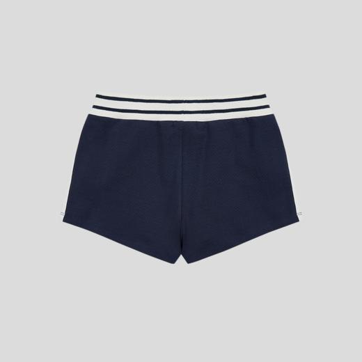 GOODBAI 23 logo编号撞色织带抽绳包臀微弹短裤 商品图4