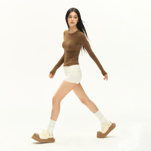 Ariseism&Neatoism 圆头帆布鞋米奇大头鞋女厚底增高休闲板鞋 商品图4