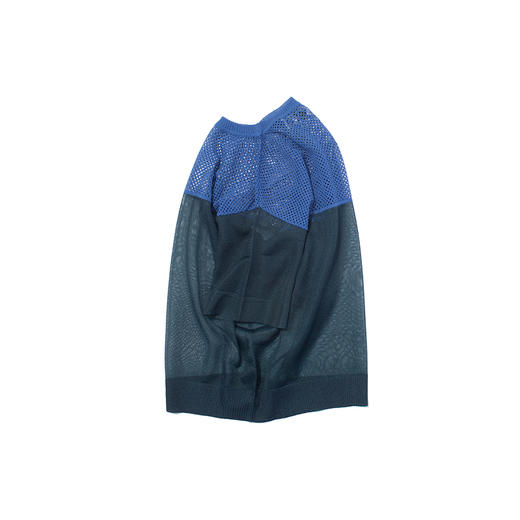 F/CE SHEER AND MESH KNIT 超轻量和纸混纺网眼圆领短袖T恤 商品图3