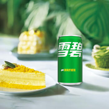 可口可乐（Coca-Cola）雪碧 Sprite 汽水饮料 200ml*24罐  迷你摩登罐整箱装 商品图2