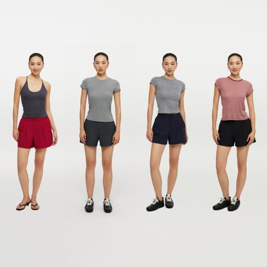 oneup防泼水双褶运动短裤 商品图4