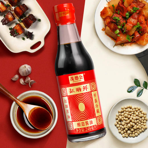茂德公缸晒鲜酱油248ml凉拌菜酱拌面酱油炒菜调味酱油 商品图6