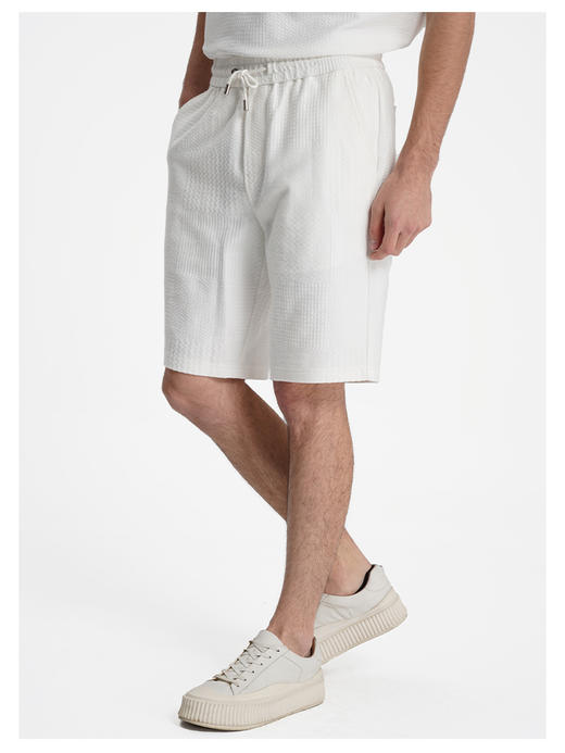 callisto糯米白重磅棉套装短裤 商品图2