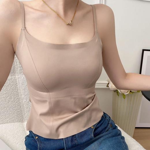 无痕抹胸女加高侧收聚拢防震运动系文胸舒适无钢圈背心式内衣代发 商品图3