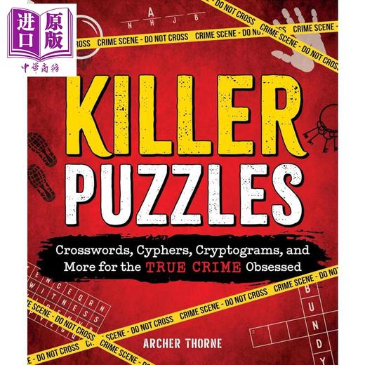 【中商原版】杀手谜题 填字游戏 密码 密码等 适合真正犯罪迷 Killer Puzzles 英文原版 Archer Thorne 休闲益智游戏 商品图0