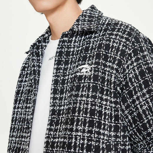 YKYB黄子韬粗花银线潮流短款小香风夹克外套Y44NMY045 商品图3