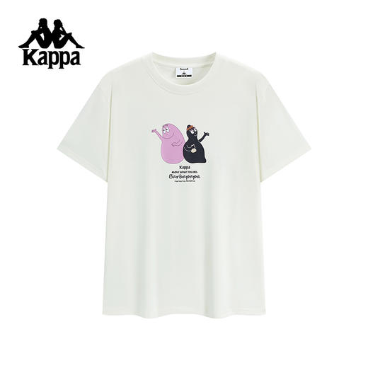 Kappa卡帕背靠背运动短袖男2025夏季新款宽松透气t恤纯棉上衣女潮 商品图0