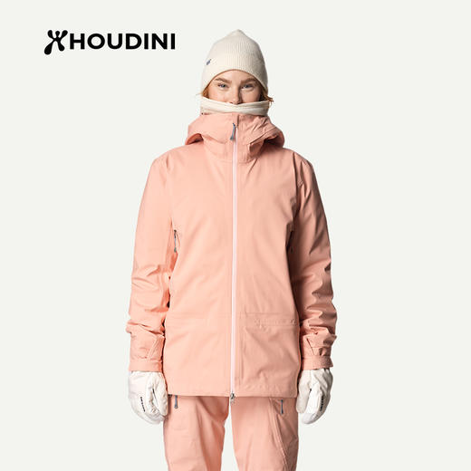 HOUDINI胡丁尼 Ride Jacket 飞车户外女单双板专业滑雪服夹克外套 810029 商品图0