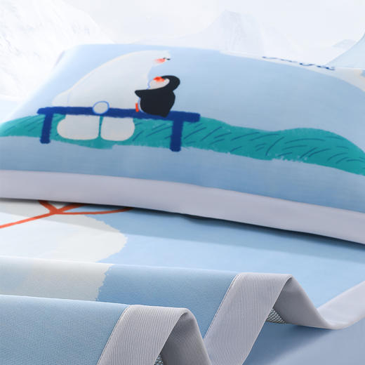 商超爆款【丝享冰冰凉双面凉感空调被-嚒嚒叽叽系列】礼物 采用A类面料 亲肤舒适 绵柔软糯 透气干爽 商品图4