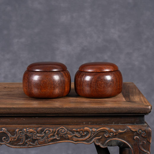 清	红木围棋盒（一对） 商品图1