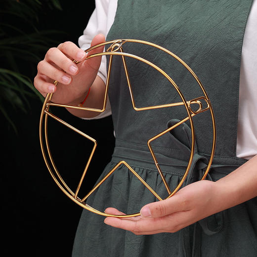 【五角星不锈钢锅垫架】加厚不锈钢圆管锅架放锅架炒锅架隔热防烫置物架放锅不锈钢锅垫架 商品图2