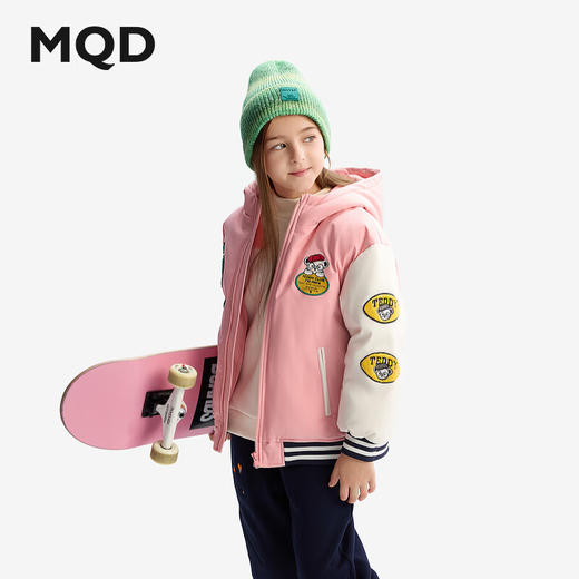 【秒】【MQD】【三防】童装男童连帽羽绒服冬季儿童加厚外套 商品图1