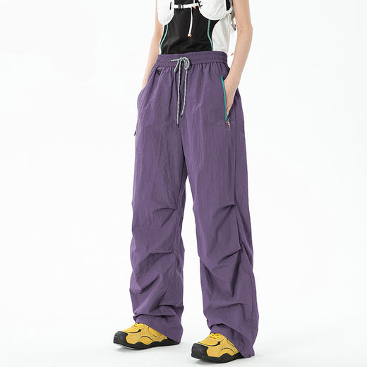 冲锋裤男女款 夏季薄款户外防风防水透气速干伞兵工装女登山裤 商品图6