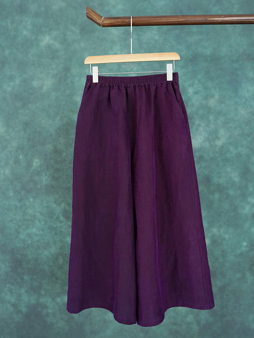 春夏女装新款桑蚕丝龟纹香云纱直筒宽松休闲裤R210175 商品图5