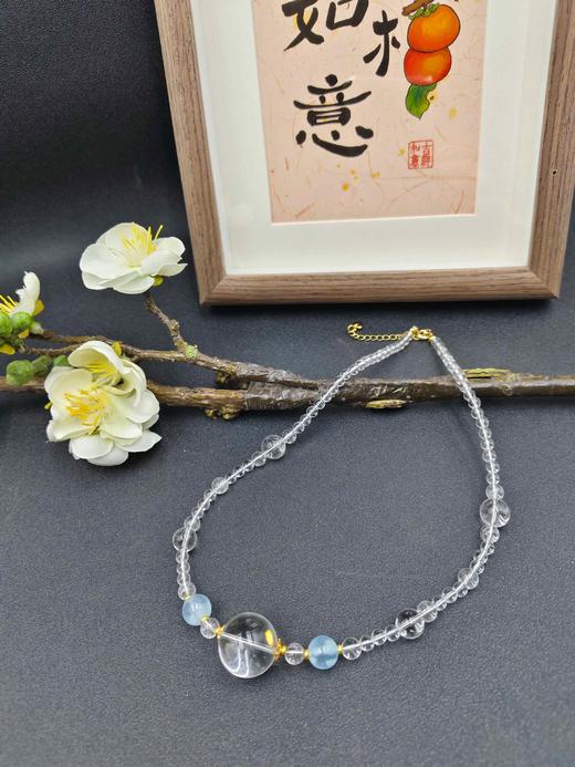 白水晶项链 商品图0
