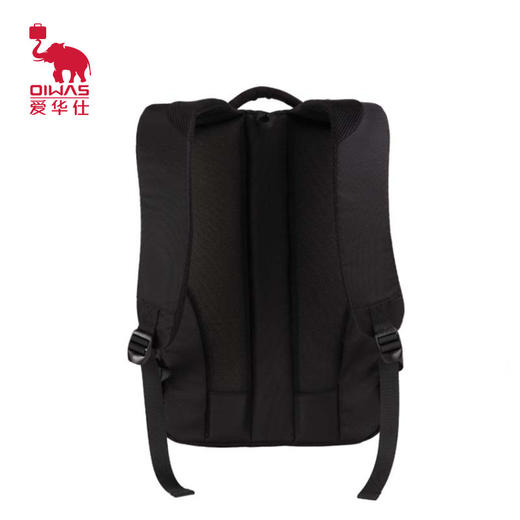 爱华仕（OIWAS）商务电脑包15英寸时尚韩版男女双肩包4148黑色 商品图4