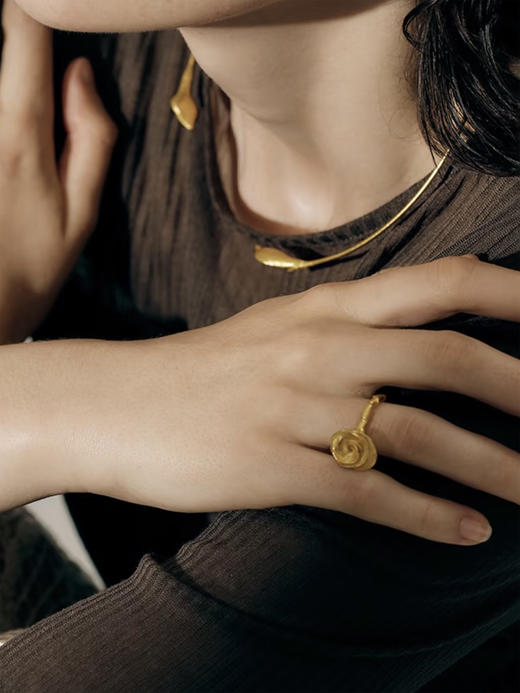 LS｜Plantopia Ring 心穴戒指 [ 金 ]【Botanicalia】 商品图1