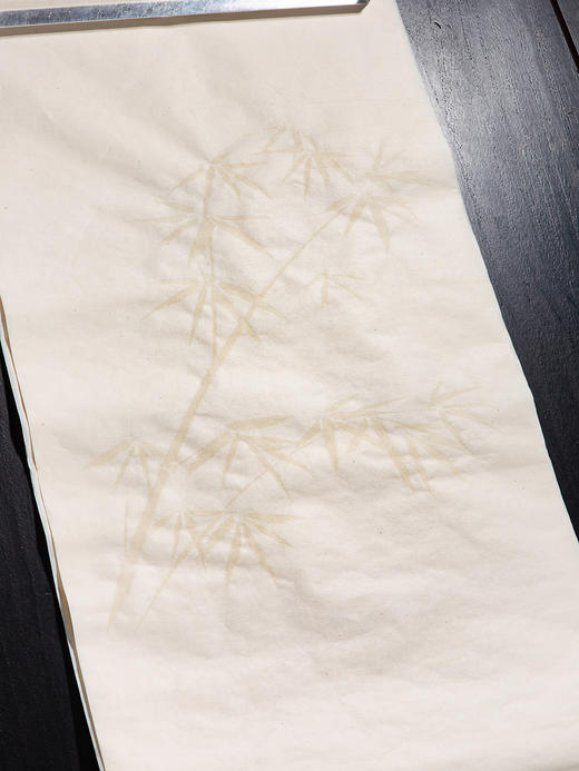 70年代朵云轩制木版水印对开大画笺 商品图9