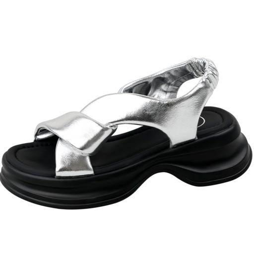 Safiya/索菲娅2025时尚运动厚底高级感百搭外穿休闲露趾凉鞋SFD2115408 商品图5