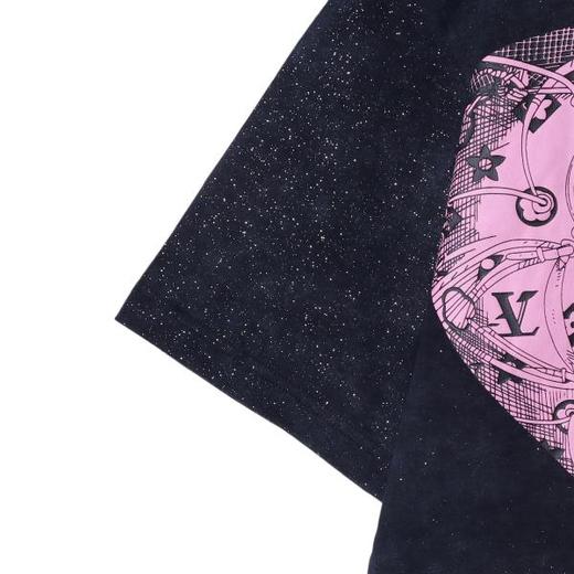 T3789夏季高级感新款男士美式彩色热气球印花短袖T恤满天星百搭上衣 商品图4