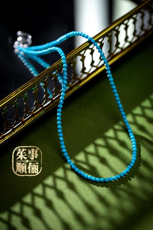 【茱事顺俪】18K金绿松项链 商品图0