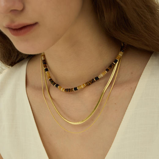 ARSIS｜自由搭配系列 双层蛇骨链项链 商品图6