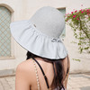 sisia防晒帽女2025新款时尚夏季遮阳渔夫帽防紫外线遮全脸太阳帽71W01S2G 71W01S1G 商品缩略图3