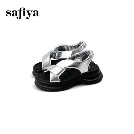Safiya/索菲娅2025时尚运动厚底高级感百搭外穿休闲露趾凉鞋SFD2115408 商品图2