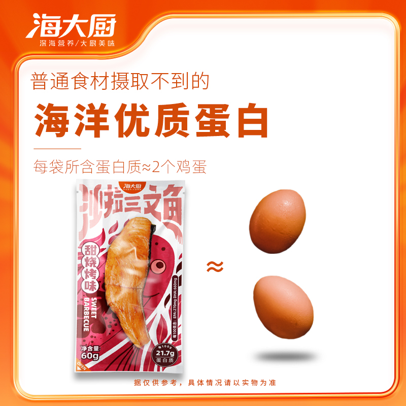 海大厨-甜烧烤沙拉三文鱼（第二件半价）