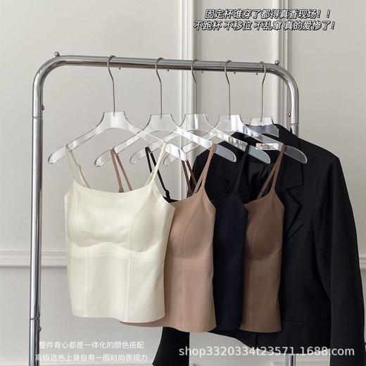 无痕抹胸女加高侧收聚拢防震运动系文胸舒适无钢圈背心式内衣代发 商品图2