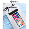 sisia手机防水袋可触屏游泳挂绳脖子透明密封潜水温泉漂流防雨水 商品缩略图0