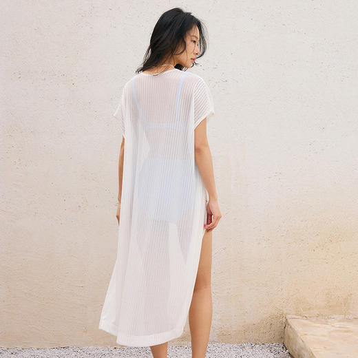 sisia防晒衣女新款时尚夏季遮阳披肩防紫外线沙滩外套泳衣外搭SWC24-05A 商品图4