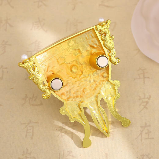 【乾隆的酒杯系列】金瓯永固杯金属冰箱贴故宫台北伦敦博物馆纪念品 商品图3