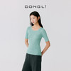 东黎 • 岛屿假日-万能公式 桑蚕丝山羊绒全成型圆领半袖 4549 商品缩略图2