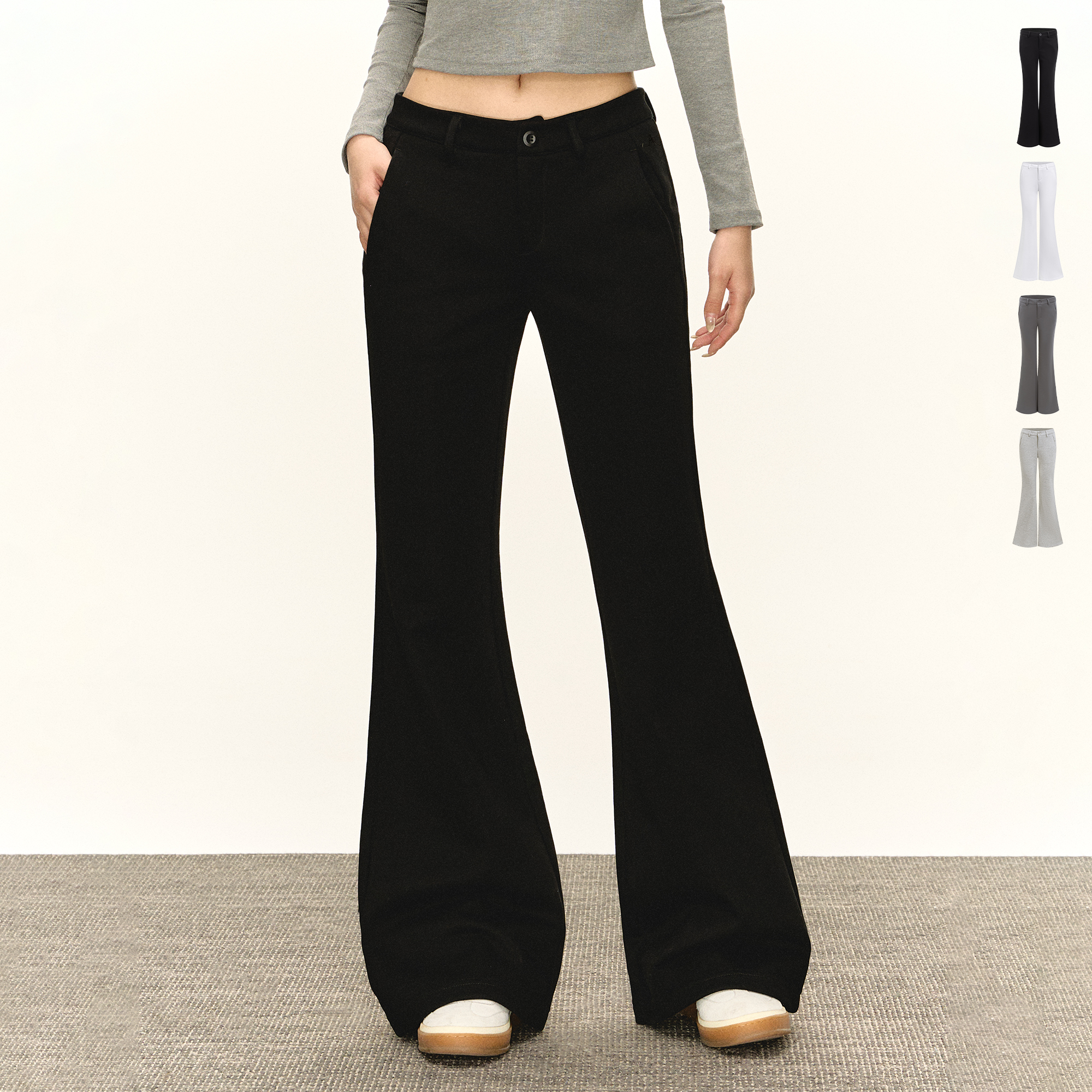 Ariseism 美式复古休闲裤女2025春季新款休闲长裤子