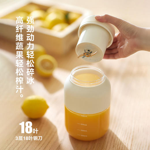 【母婴级材质】olayks立时便携果汁机榨汁杯鲜榨自然萃带提绳易清洗果汁杯大容量直饮1000mL 商品图3