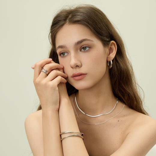 ARSIS｜自由搭配系列 双层蛇骨链项链 商品图2