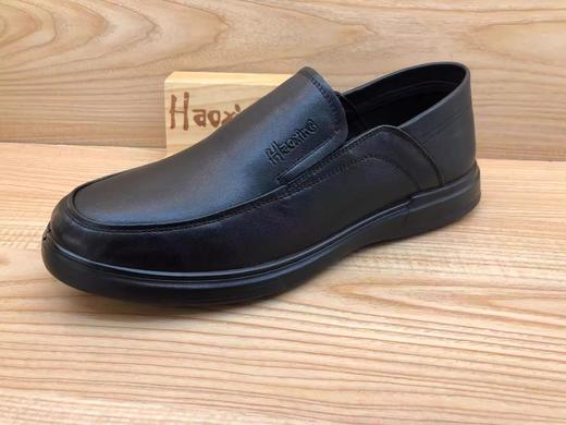 豪行2023年春季新品商务休闲真皮舒适轻便男单鞋13155622 商品图2