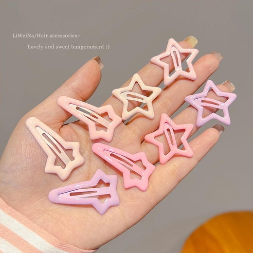 【醒粉福利9.9元40个】承包整个夏日 Dola detal  碎发BB夹🌈 可可爱爱💗每天不重样 每个都好好看🥰 商品图6