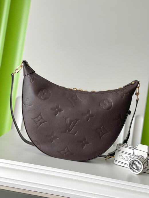 夏季特惠💰1150 原单LV 大号M14042 尺寸：38×26×10cm LOOP HOBO 全皮月亮包 变码芯片 商品图2