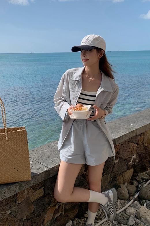 HAYES 韩系休闲外套短裤套装 20454 商品图4