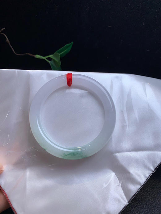 620130，55.5飘花细圆条 ，很秀气干净，一抹清新蓝花 ，油油润润的 商品图4