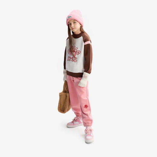 【MQD】童装儿童加绒加厚保暖运动裤冬季男童女童长裤 商品图3