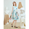 两三事穹顶花期2025夏季新款文艺风印花穿绳绑带圆领背心裙连衣裙 商品缩略图2