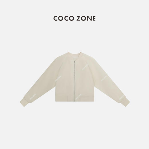 COCO ZONE 春季时尚休闲长袖外套百搭简约立领上衣CC1A0486 商品图0
