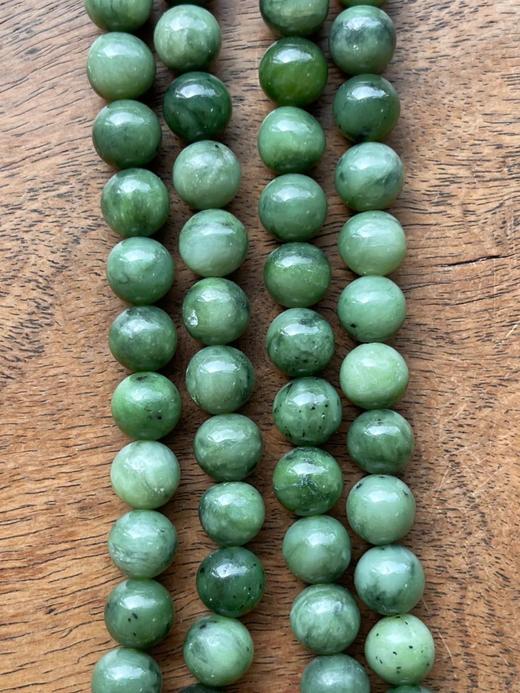 和田碧玉圆珠首饰三件套组，顺丰包邮 商品图8