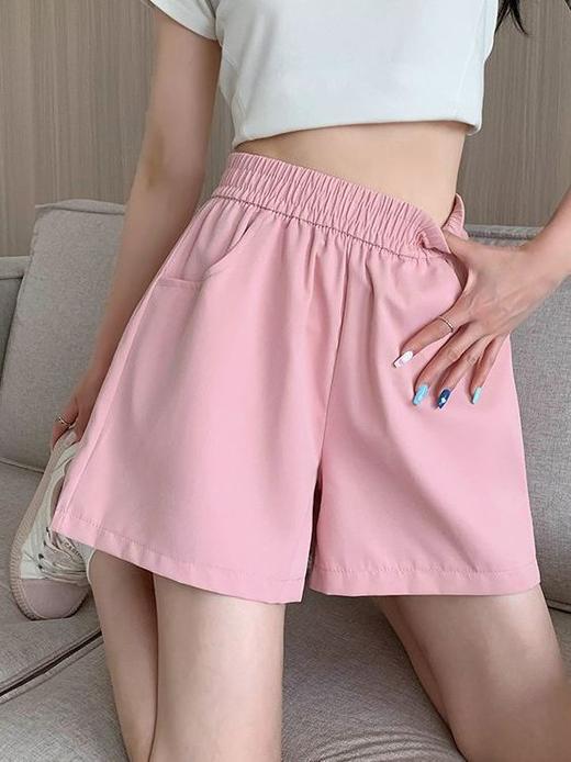 【显瘦宽松裤型！怎么搭配都好看】水洗工装短裤女夏季高腰宽松工装裤韩系百搭A字裤外穿薄款三分裤。ry 商品图1