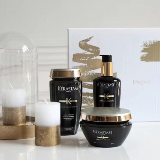 【年终限时大促】【保税仓直发·全球购】卡诗黑钻钥源系列三件套（洗发水250ml发膜200ml护发精油100ml）配礼袋 商品图2